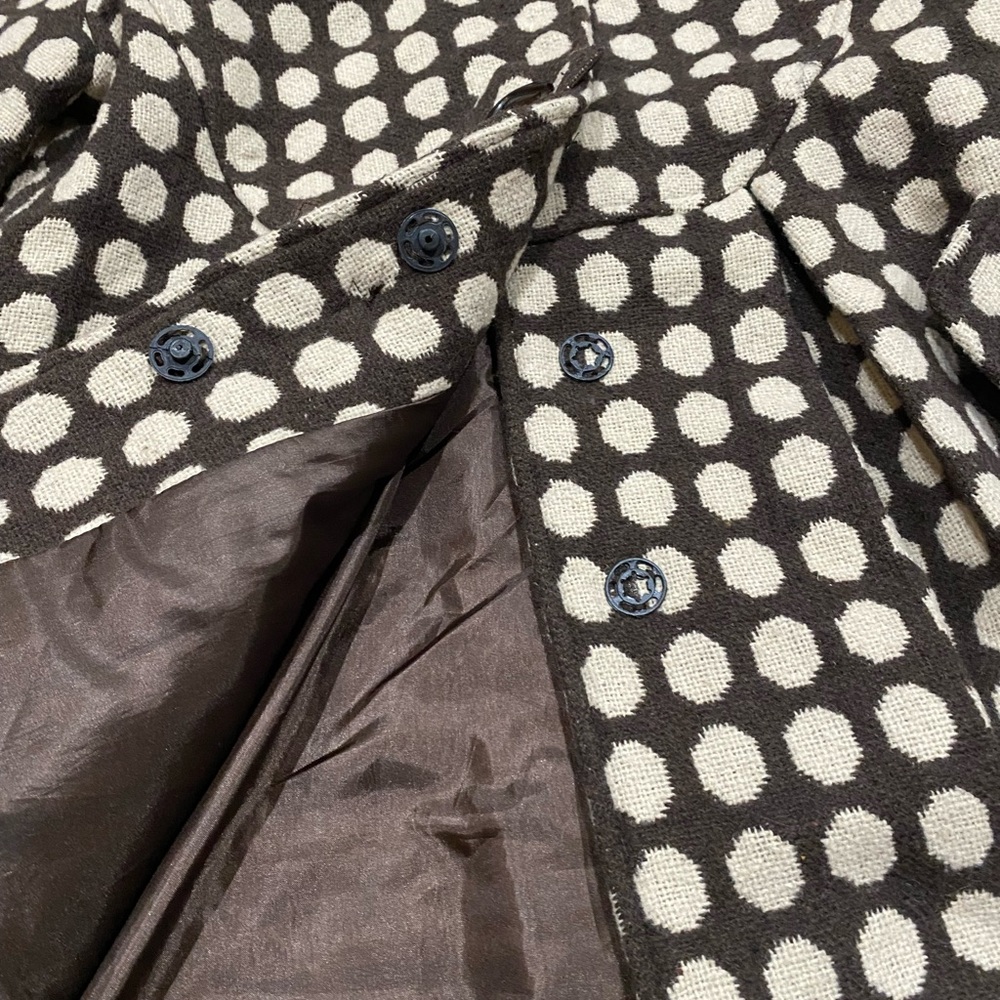 Polkadot Pea Coat - Picture 5 of 9